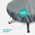Round Fire Pit Cover - Grey